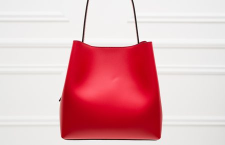 Bolso de hombro de cuero para mujer Glamorous by GLAM - Rojo -