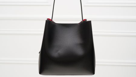 Bolso de hombro de cuero para mujer Glamorous by GLAM - Negro -