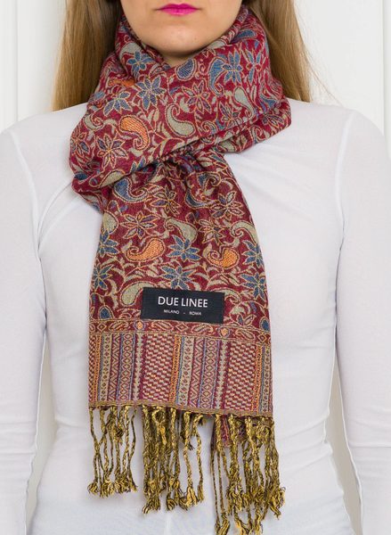 Women's scarf Due Linee - Blue -