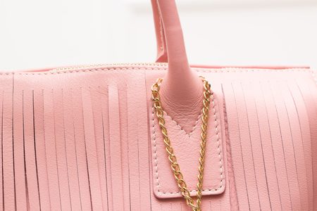 Real leather shoulder bag Glamorous by GLAM - Pink -