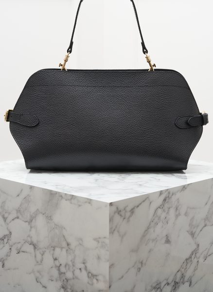 Real leather shoulder bag Glamorous by GLAM - Black -