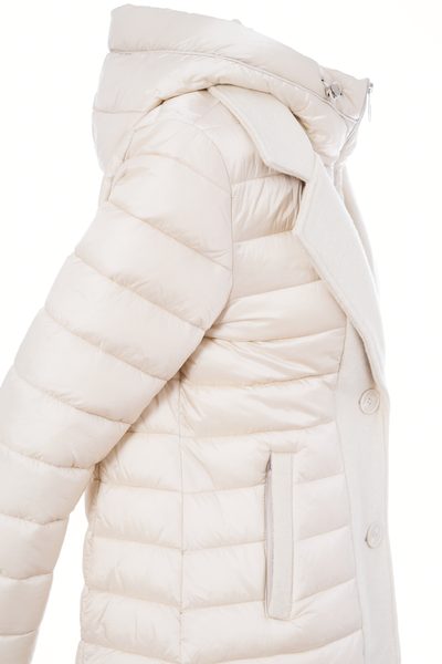 Due Linee Geacă de iarnă de damă - Crem -