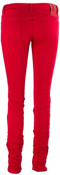 Női farmer Simply CiC - Piros -