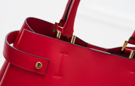 Real leather handbag Glamorous by GLAM - Red -