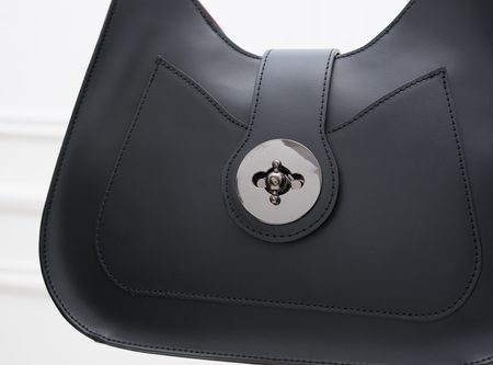 Borsa a spalla da donna in pelle Glamorous by GLAM - Nero -