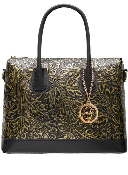 Borsa a mano da donna in pelle Glamorous by GLAM - Nero -