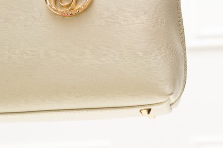 Bolso de cuero de mano para mujer Glamorous by GLAM - Beige -