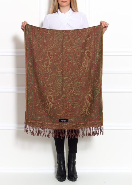 Women's scarf Due Linee - Brown -