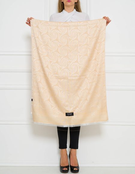 Women's scarf Due Linee - Gold -