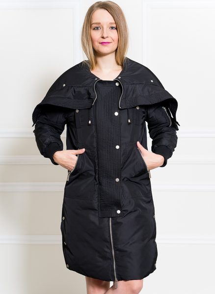 Women's winter jacket Due Linee - Black -