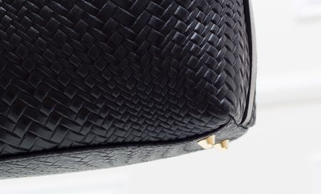 Bolso de cuero de mano para mujer Glamorous by GLAM - Negro -