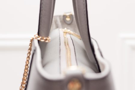 Borsa a mano da donna in pelle Glamorous by GLAM - Grigio -