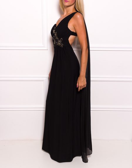 Maxi dress Due Linee - Black -