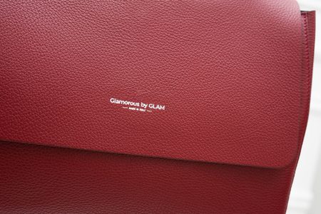 Borsa a spalla da donna in pelle Glamorous by GLAM - Rosso -