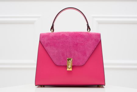 Borsa a mano da donna in pelle Glamorous by GLAM - Rosa -