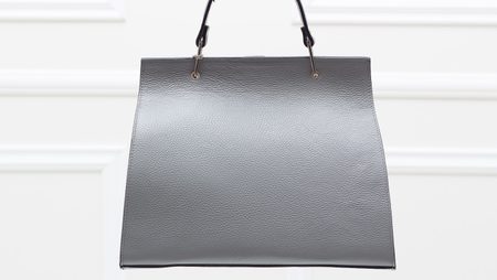 Real leather handbag Glamorous by GLAM - Grey -