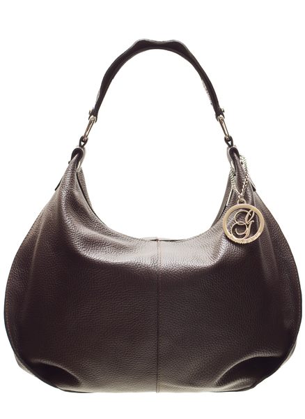 Real leather shoulder bag Glamorous by GLAM - Brown -