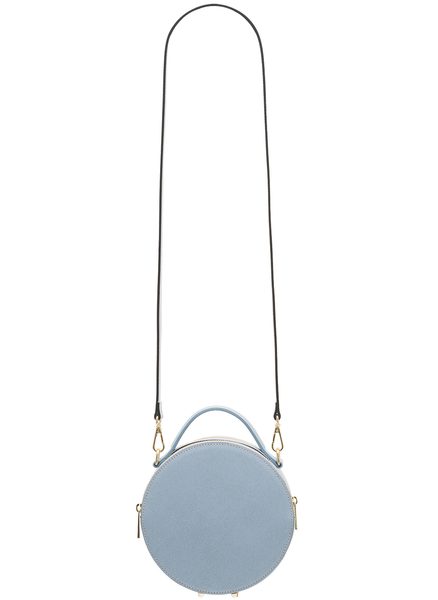 Real leather crossbody bag Glamorous by GLAM - Blue -