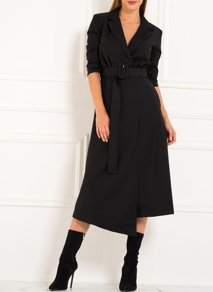 Midi dress Due Linee - Black -