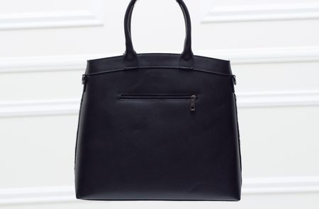 Bolso de cuero de mano para mujer Glamorous by GLAM - Negro -