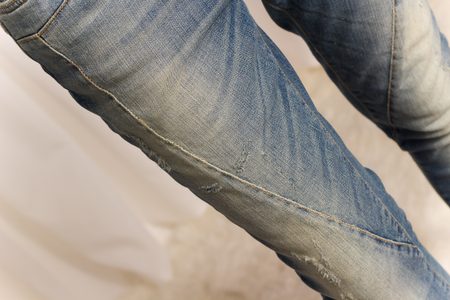 Dámské džíny s nižším sedem -