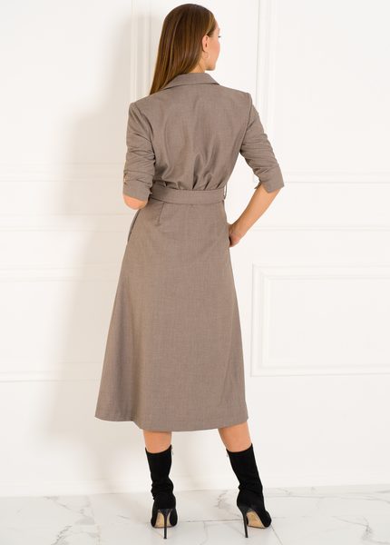 Midi dress Due Linee - Grey -