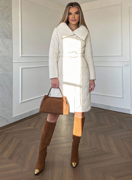 Winter jacket Due Linee - Beige -