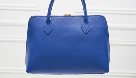 Real leather handbag Glamorous by GLAM - Blue -