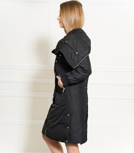 Női téli kabát Due Linee - Fekete -