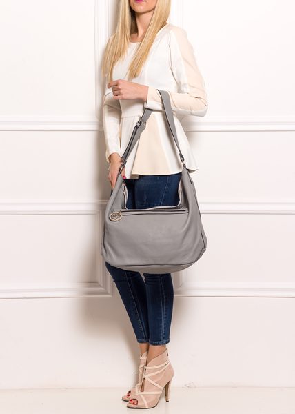 Borsa a spalla da donna in pelle Glamorous by GLAM - Grigio -