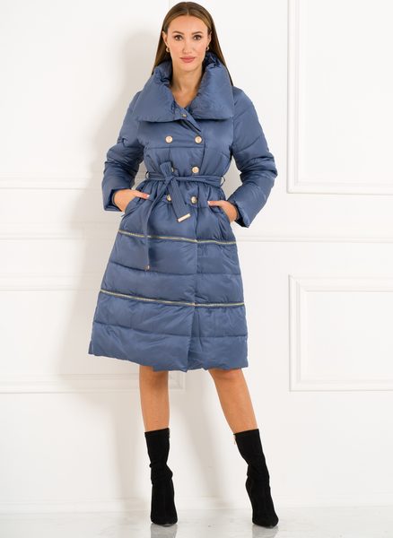 Giacca invernale donna Due Linee - Blu -