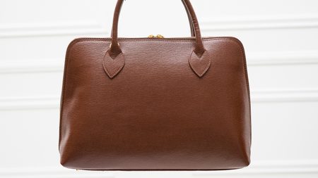 Real leather handbag Glamorous by GLAM - Brown -