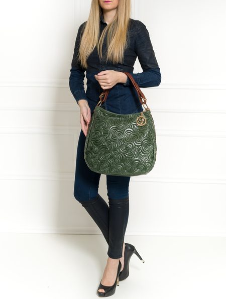 Borsa a spalla da donna in pelle Glamorous by GLAM - Verde -