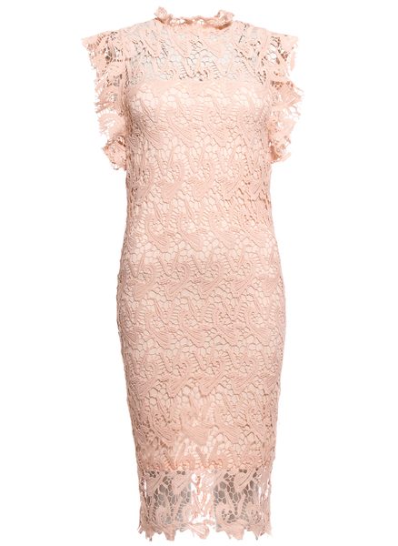 Lace dress Due Linee - Pink -