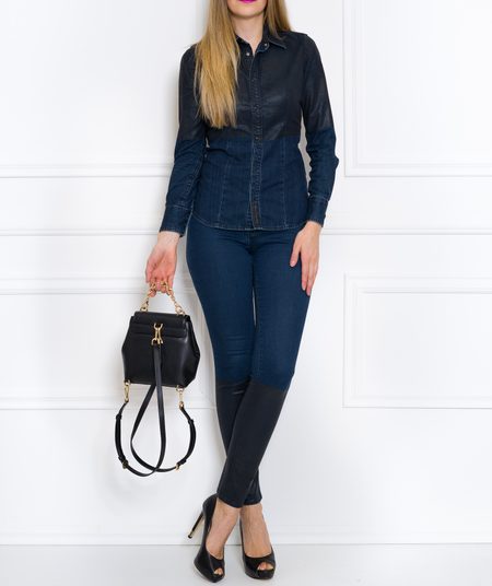 Women's real leather backpack Michael Kors - Black -