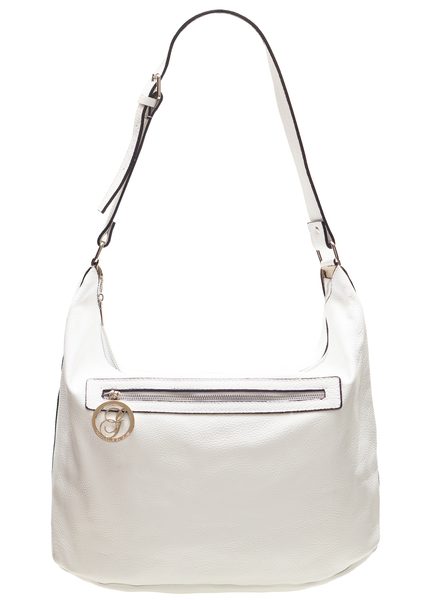 Real leather shoulder bag Glamorous by GLAM - White -