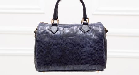 Bolso de cuero de mano para mujer Glamorous by GLAM - Azul oscuro -