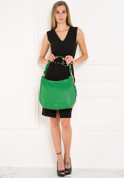 Real leather shoulder bag Glamorous by GLAM - Green -