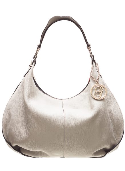 Real leather shoulder bag Glamorous by GLAM - Grey -