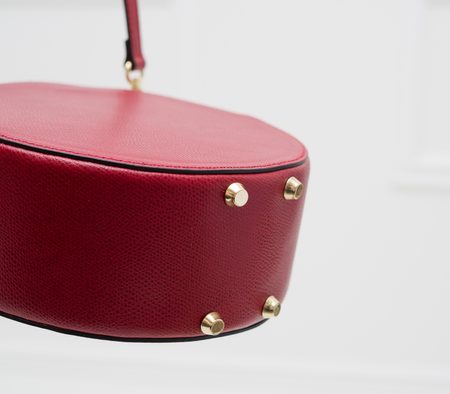 Real leather crossbody bag Glamorous by GLAM - Red -