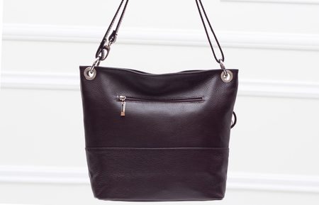 Real leather shoulder bag Glamorous by GLAM - Brown -