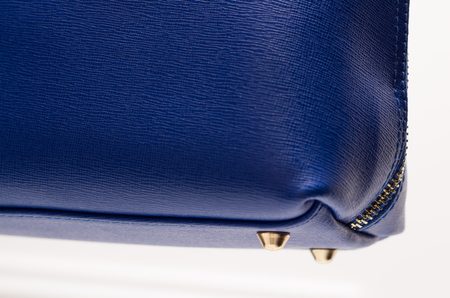 Borsa a mano da donna in pelle Glamorous by GLAM - Blu -