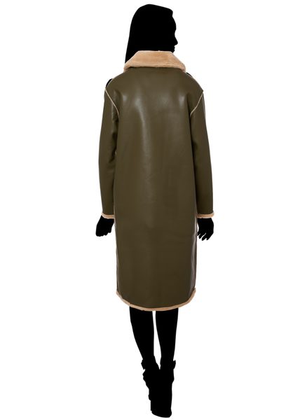 Women's coat Due Linee - Green -