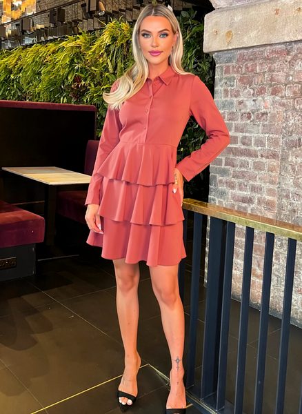 Italian dress Glamorous by Glam - Pink -