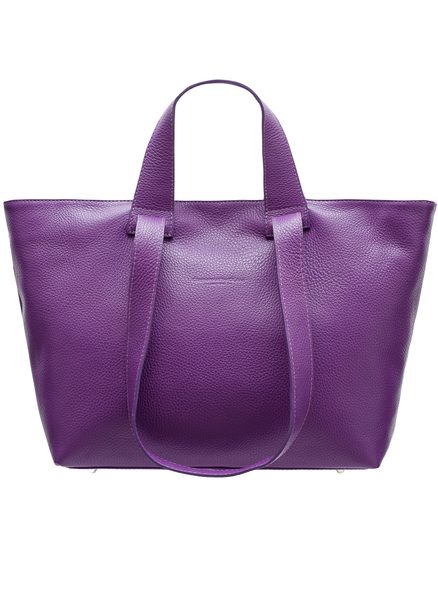 Real leather shoulder bag Glamorous by GLAM - Violet -