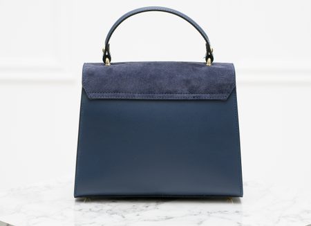 Bolso de cuero de mano para mujer Glamorous by GLAM - Azul oscuro -