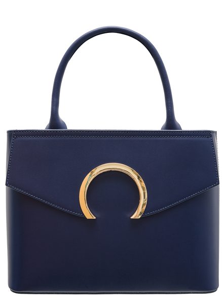 Bolso de cuero de mano para mujer Glamorous by GLAM - Azul -