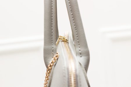 Borsa a mano da donna in pelle Glamorous by GLAM - Grigio -