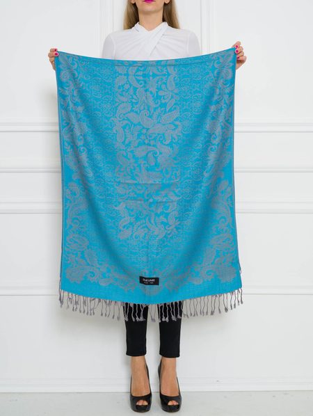 Women's scarf Due Linee - Blue -