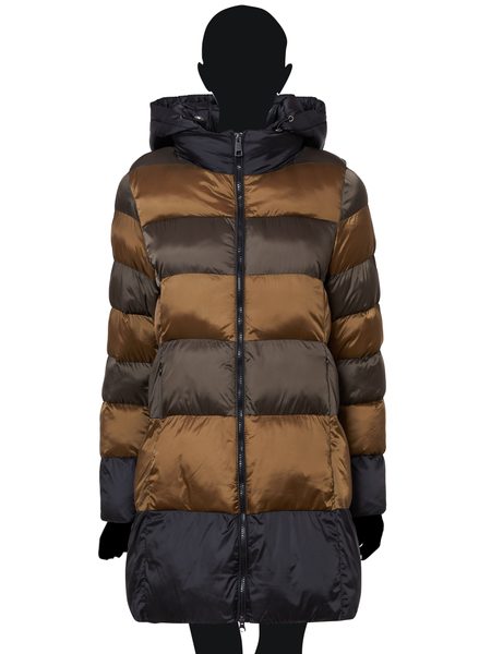 Női téli kabát Due Linee - Barna -